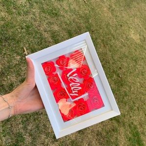 Roses shadow box